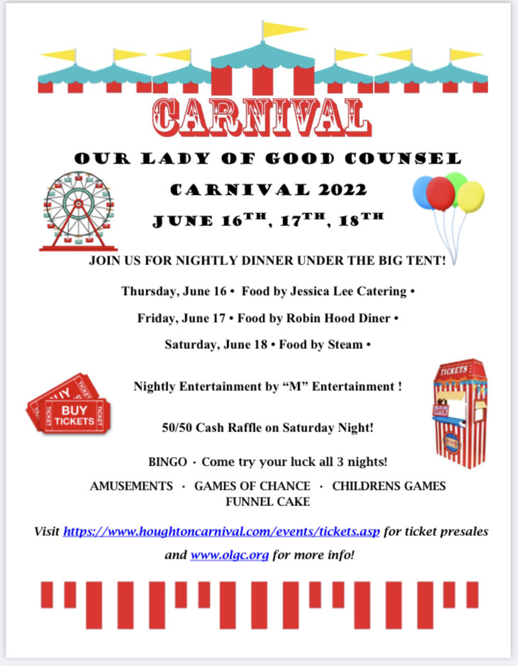 Our Lady of Good Counsel Church Carnival 2022 Southampton, PA PA