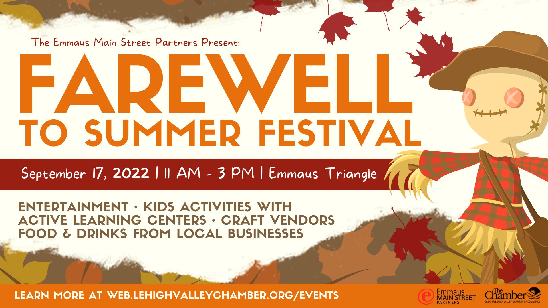 Farewell to Summer Festival 2022 Emmaus, PA PA Carnivals